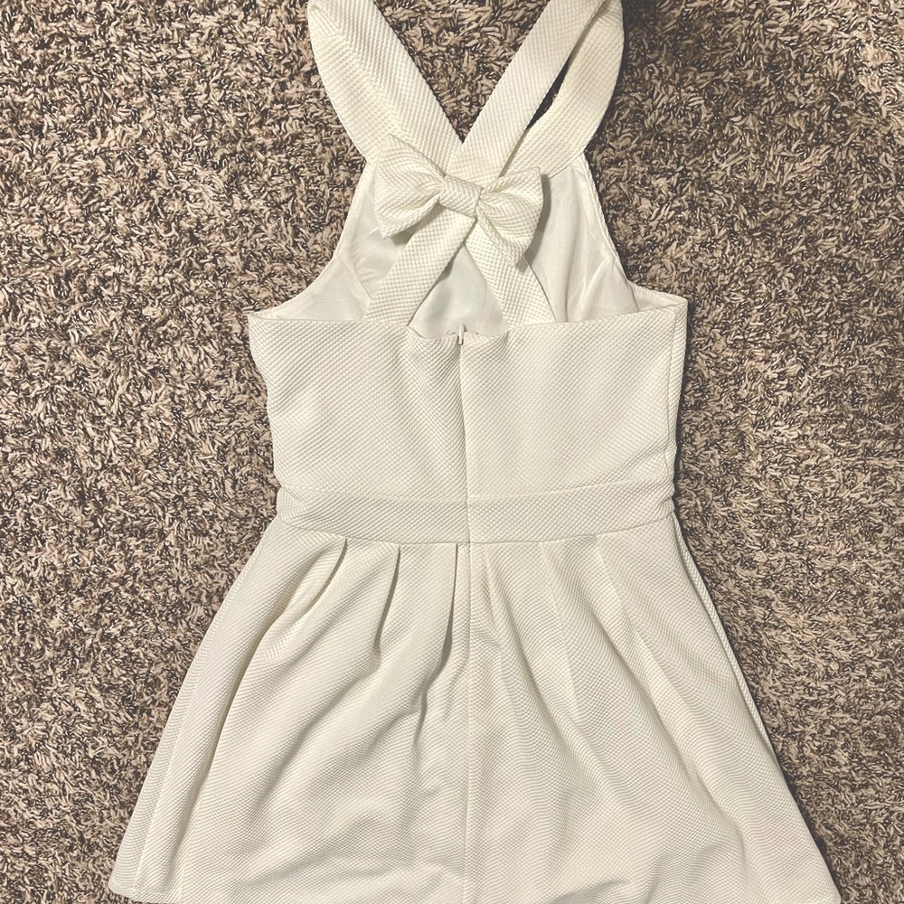 White Graduation Dress